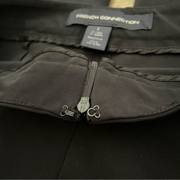 French Connection Women's Black Stretchy Dress Pants Size 2 - Picture 4 of 11